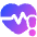 Heart Rate Pulse Alert Icon from Plump Gradient Set