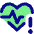 Heart Rate Pulse Alert Icon from Core Pop Set