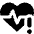 Heart Rate Pulse Alert Icon from Core Solid Set