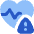 Heart Rate Pulse Alert Icon from Flex Flat Set