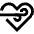 Heart Rate Relax Icon from Sharp Line Set