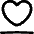 Heart Rate Resting Icon from Flex Line Set