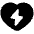 Aed Symbol Icon from Plump Solid Set