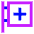 Hospital Sign Icon from Sharp Neon Set