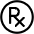 Prescription Px Sign Icon from Ultimate Regular Set