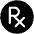 Prescription Px Sign Icon from Ultimate Bold Set