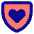 Shield Heart Care Protection Icon from Core Pop Set