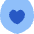 Shield Heart Care Protection Icon from Flex Flat Set