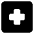 Sign Cross Square Icon from Core Solid Set