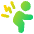 Back Pain Icon from Plump Gradient Set