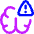 Brain Stroke Alert Icon from Flex Neon Set