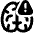 Brain Stroke Alert Icon from Plump Remix Set