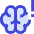 Brain Stroke Alert Icon from Sharp Duo Set