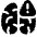 Brain Stroke Alert Icon from Plump Solid Set