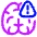 Brain Stroke Alert Icon from Plump Neon Set