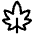 Cannabis Icon from Plump Line Set