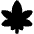 Cannabis Icon from Flex Solid Set