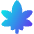 Cannabis Icon from Flex Gradient Set