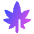 Cannabis Icon from Plump Gradient Set