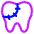 Dental Filling Icon from Plump Neon Set