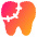 Dental Filling Icon from Plump Gradient Set