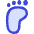 Foot Measure Barefoot Icon from Flex Duo Set