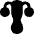 Gynecology Vagina Uterus Icon from Sharp Solid Set