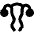 Gynecology Vagina Uterus Icon from Core Remix Set