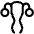 Gynecology Vagina Uterus Icon from Plump Line Set