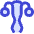 Gynecology Vagina Uterus Icon from Sharp Duo Set