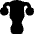 Gynecology Vagina Uterus Icon from Flex Solid Set