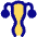 Gynecology Vagina Uterus Icon from Plump Pop Set