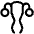 Gynecology Vagina Uterus Icon from Plump Line Set