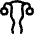 Gynecology Vagina Uterus Icon from Flex Line Set