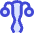 Gynecology Vagina Uterus Icon from Sharp Duo Set