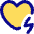 Heart Aed Badge Bolt Icon from Flex Pop Set