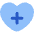 Heart Cross Icon from Flex Flat Set