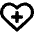 Heart Cross Icon from Core Remix Set | Free Download as SVG Vector and Transparent PNG | Streamline icons