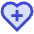 Heart Cross Icon from Sharp Duo Set