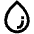 Liquid Drop Icon from Atlas Line Set