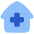 Medical House 1 Icon from Plump Flat Set