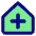 Medical House 1 Icon from Core Pop Set | Free Download as SVG Vector and Transparent PNG | Streamline icons