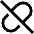 Medication Off Icon from Sharp Line Set