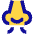 Nose Smell Icon from Sharp Pop Set