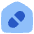 Pharmacy Shop Icon from Plump Flat Set