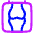 Radiology Xray Icon from Plump Neon Set