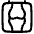 Radiology Xray Icon from Plump Line Set