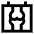Radiology Xray Icon from Sharp Line Set