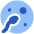 Reproduction Sperm Icon from Plump Flat Set