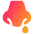 Runny Nose Icon from Plump Gradient Set